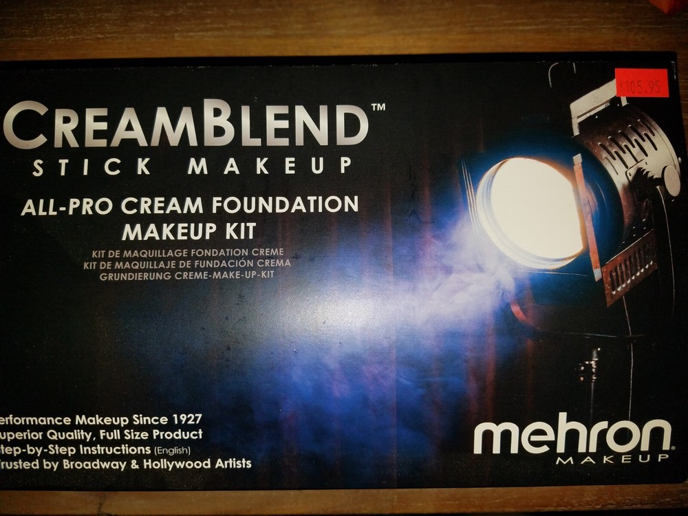 MEHRON CREAM BLEND ALL-PRO CREAM FOUNDATION STICK MAKEUP KIT