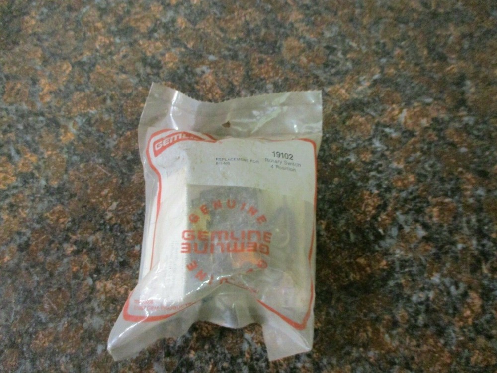 Gemline Window Air Conditioner Replacement 4 Position Rotary Switch 19102 NOS