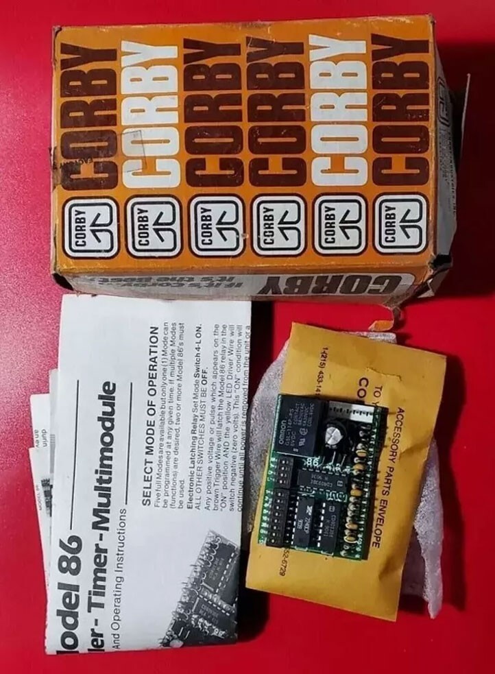 Corby Model 86 Digital Controller Security System Timer Multimodule - NEW