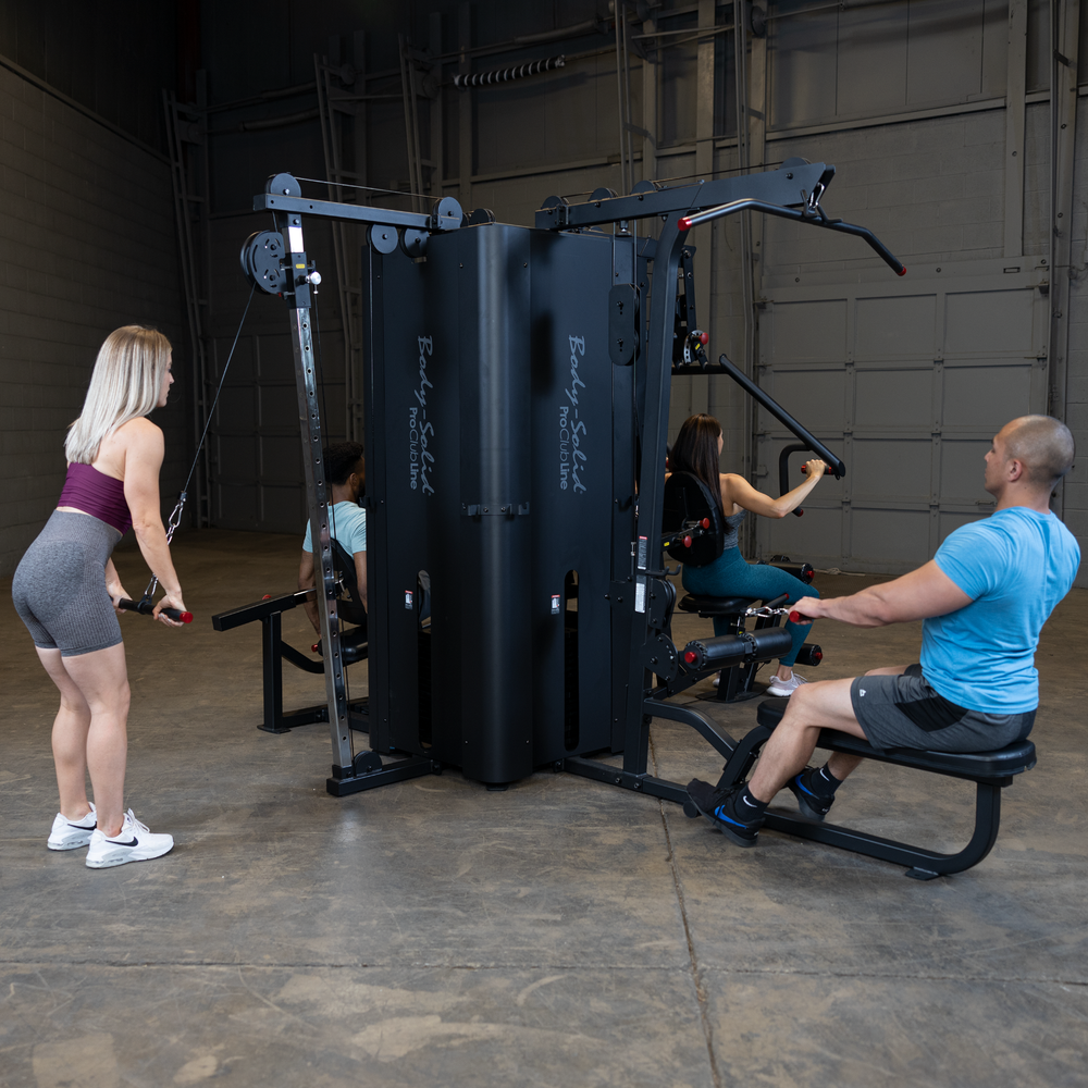 Body Solid S1000 Commercial Four Stack Gym Multi Station Selectorized Machine