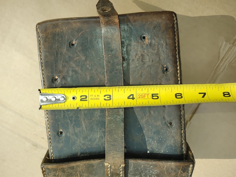 Original 1940 German Poeschl Binoculars Case leather