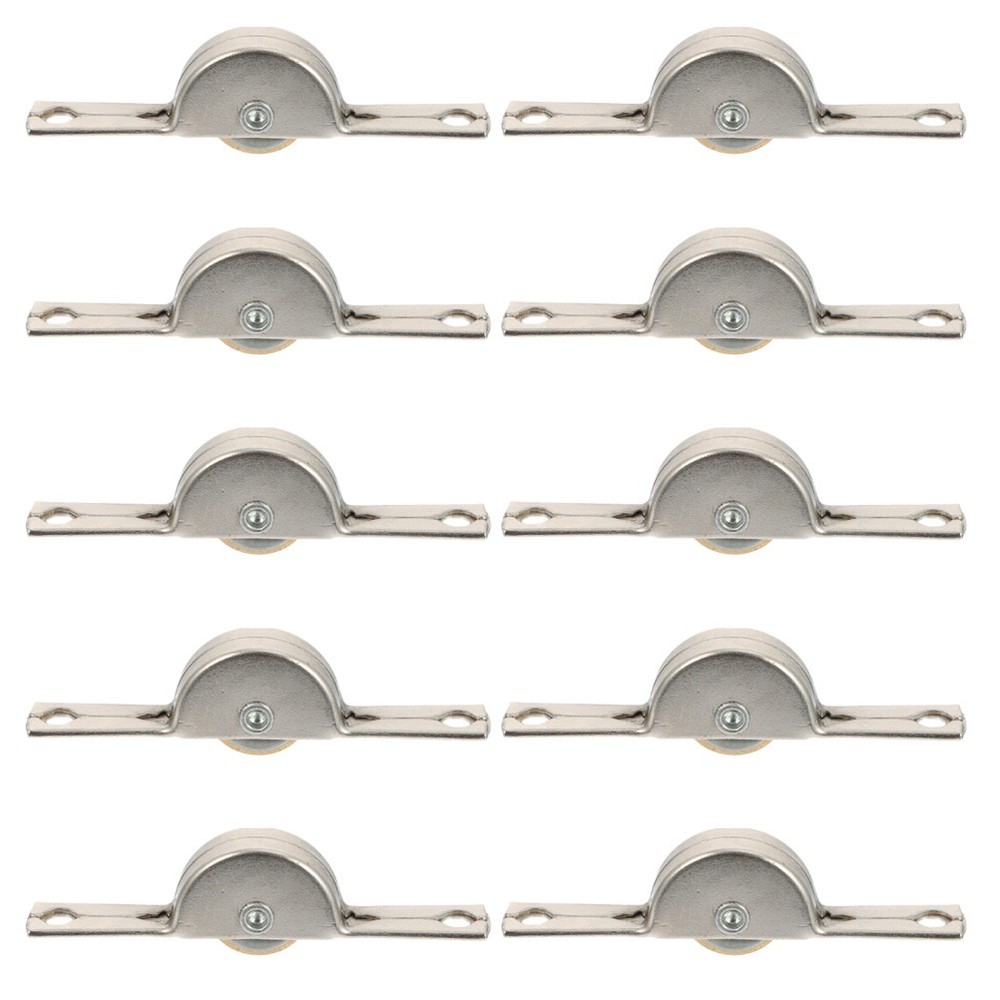 10 Pcs Sliding Door Wheels Replacement Rollers for Doors Cabinet