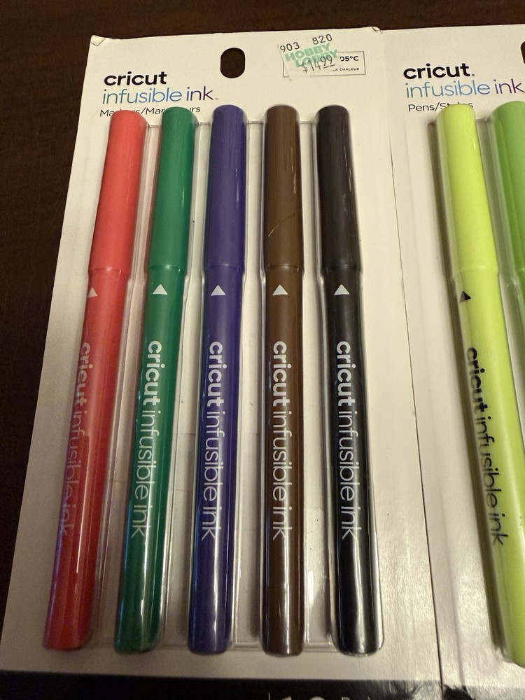 Cricut Infusible Ink Markers Neons & Basic Set W/ Scraper & Spatula Set