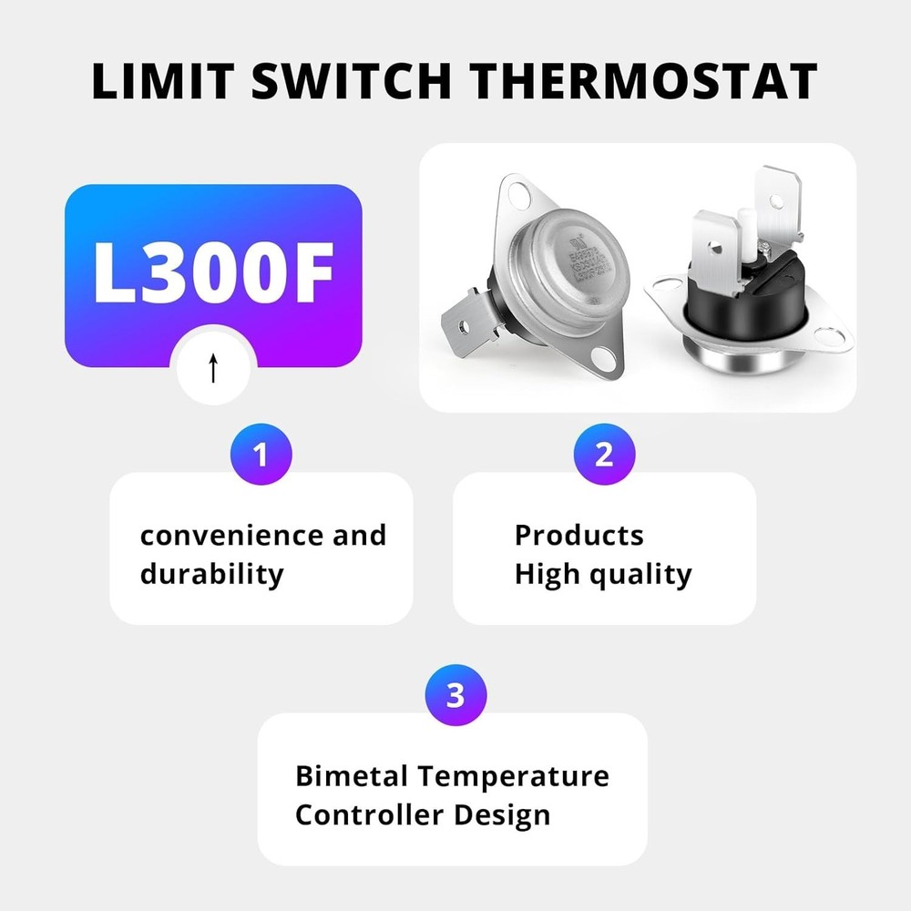 Manual Reset Limit Switch Plastic 2-Position Safety Overheat Control
