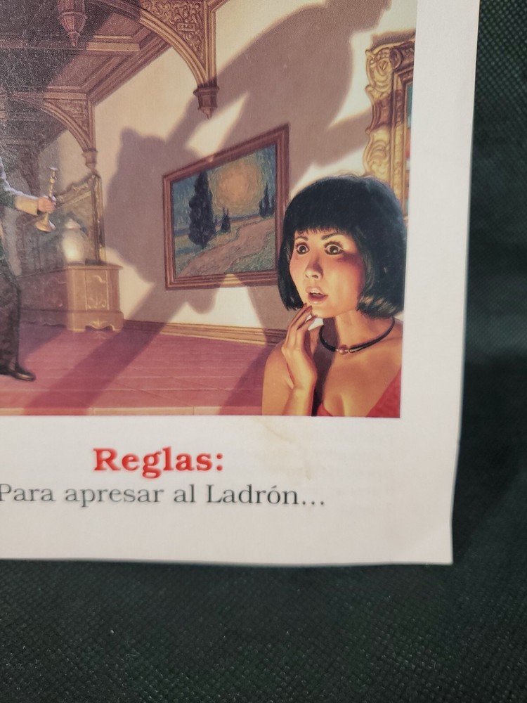 Clue Great Museum Caper Spanish Instructions Board Game Replacement Part Piece