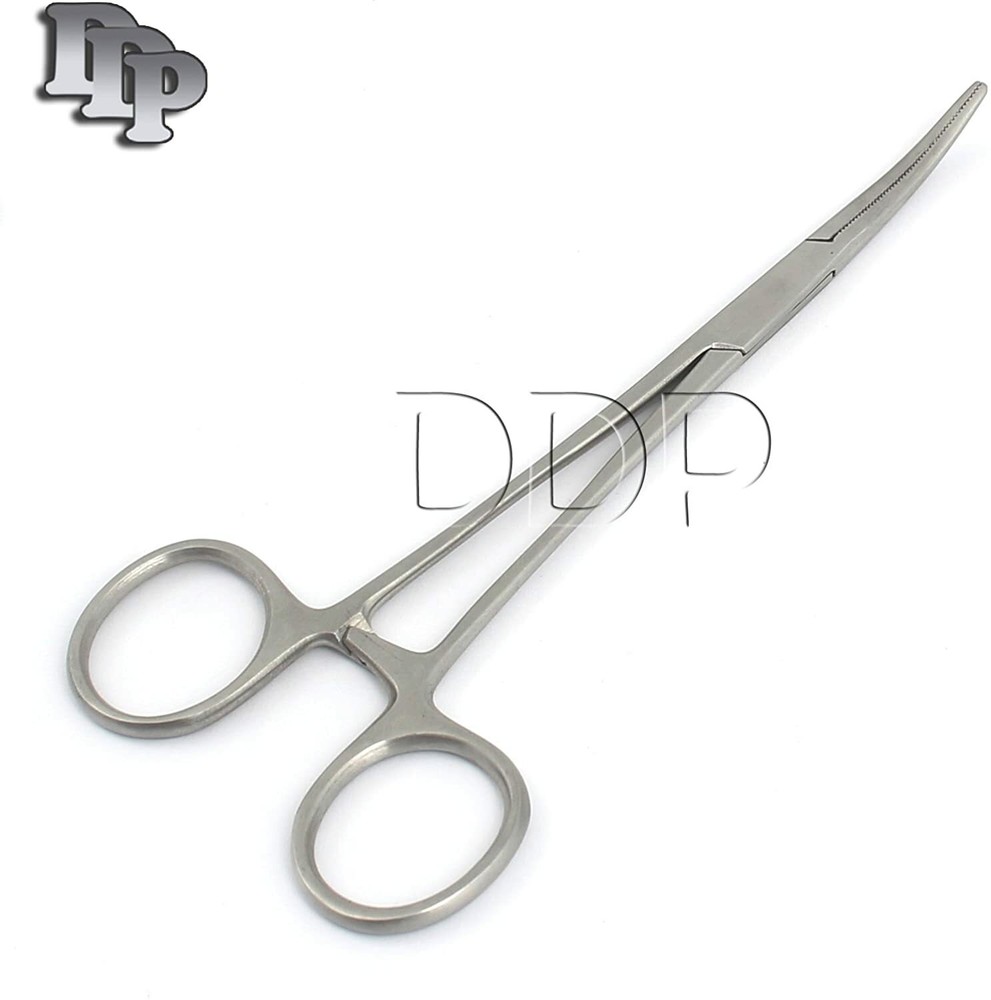 Rankin Crile Hemostat Locking Forceps Curved Tip 6"