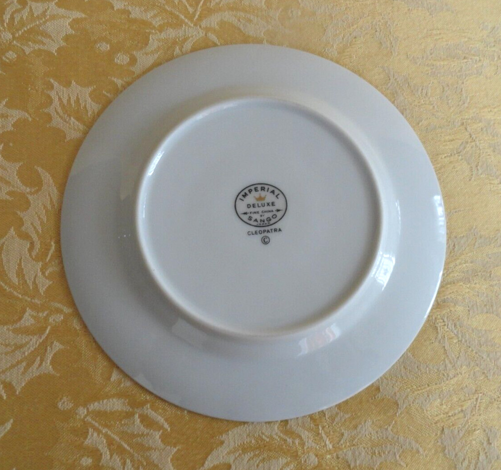 7Pcs Imperial Deluxe Sango Fine China Cleopatra Pattern Dinner Place Setting