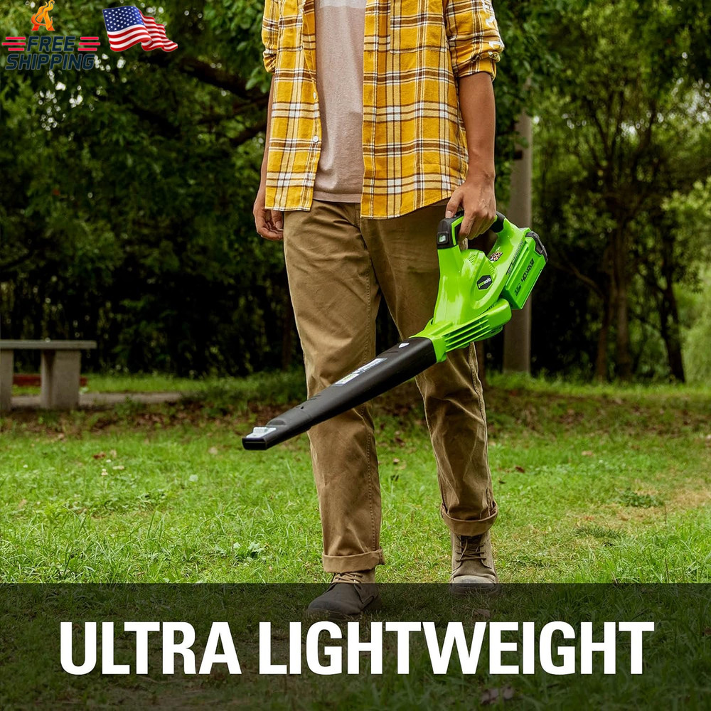 Greenworks 40V (150 MPH / 130 CFM / 75+ Compatible Tools) Cordless Leaf Blower,