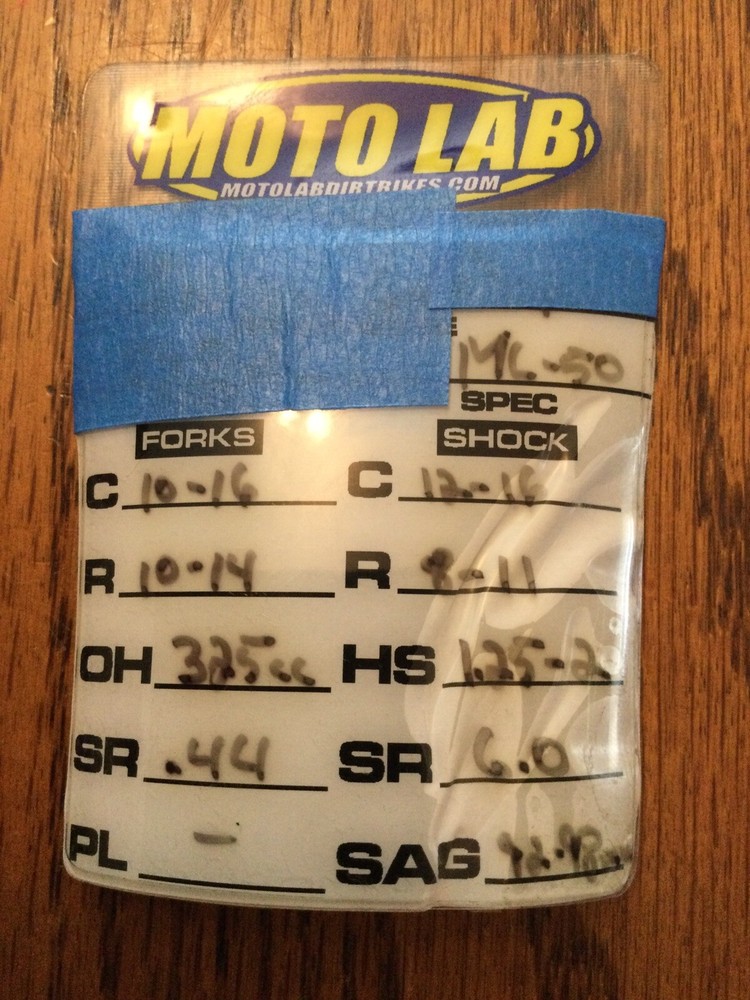 Moto Lab KYB Lowering Kit