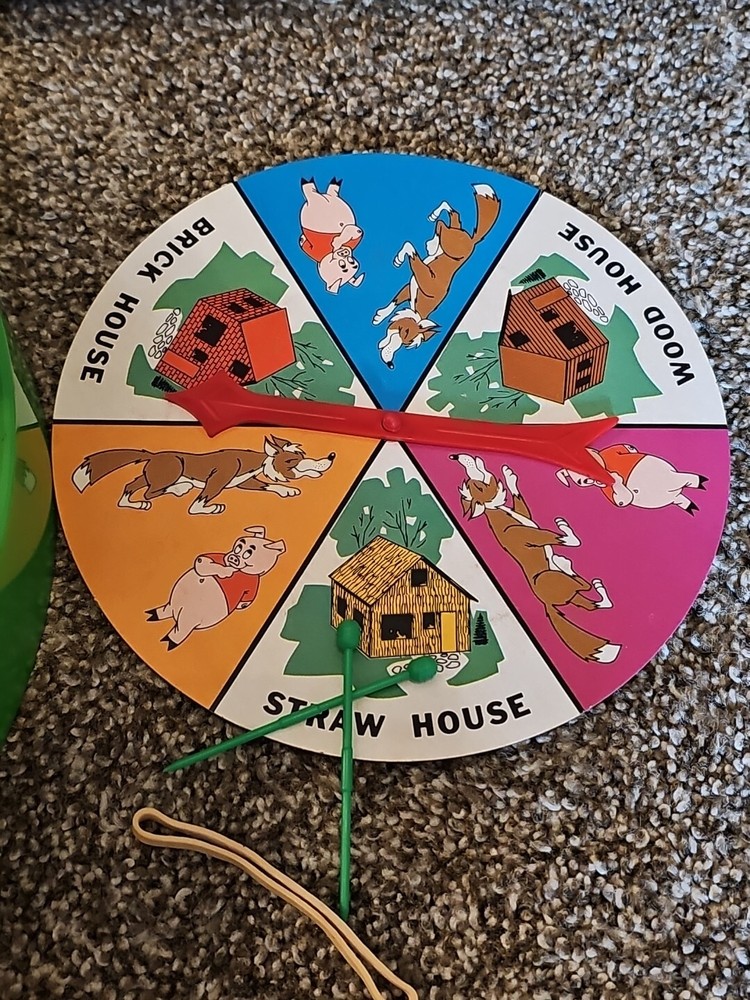 1968 VINTAGE Huff 'N Puff Board Game - Schaper Complete?