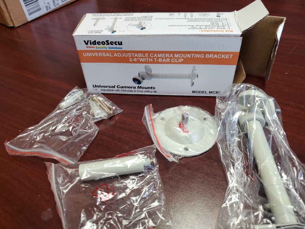 VideoSecu Camera Mounting Bracket 2-6" with T-Bar Mount