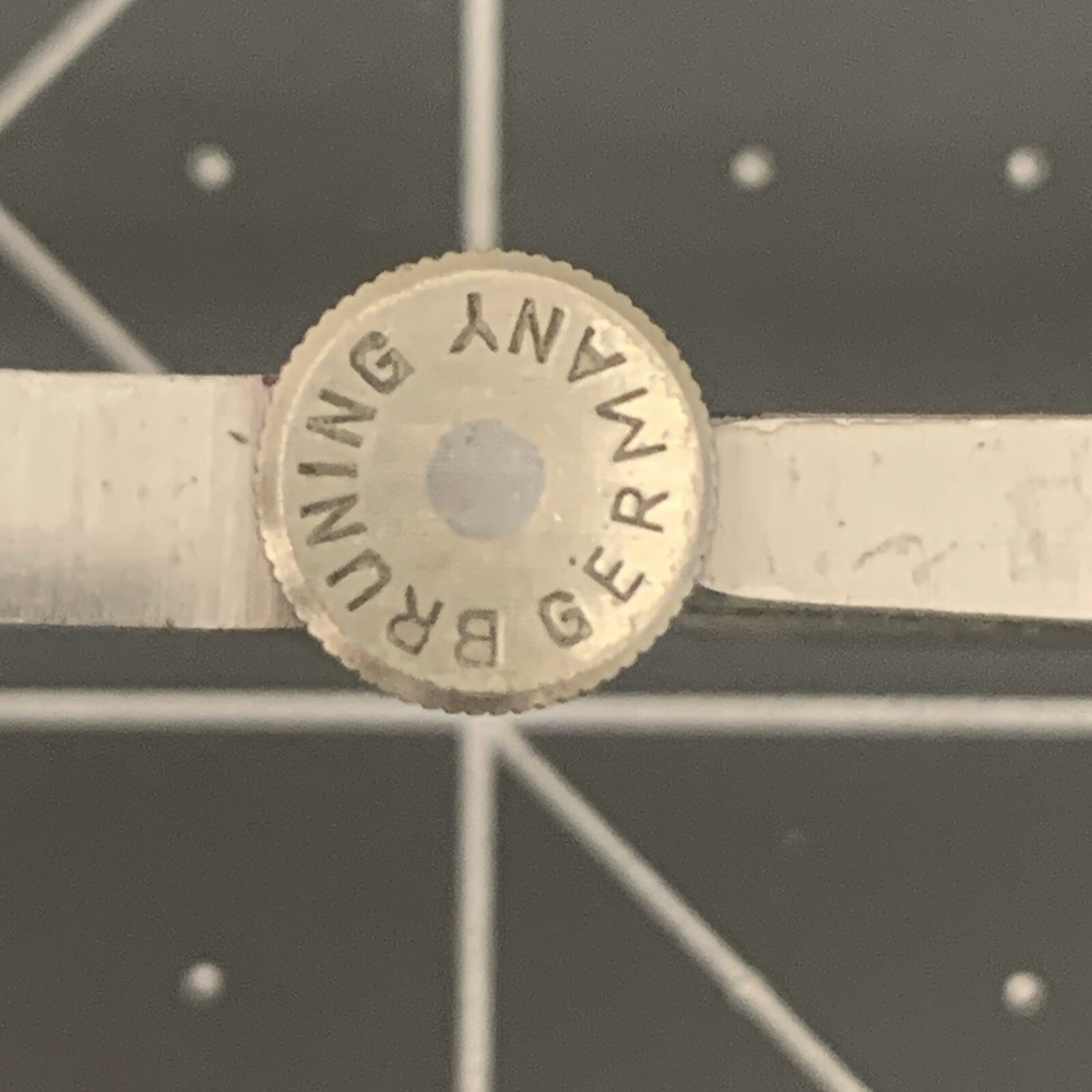 Vintage Bruning # 1748 Drop Spring Bow Pen Germany Drafting Engineer Tool RARE!