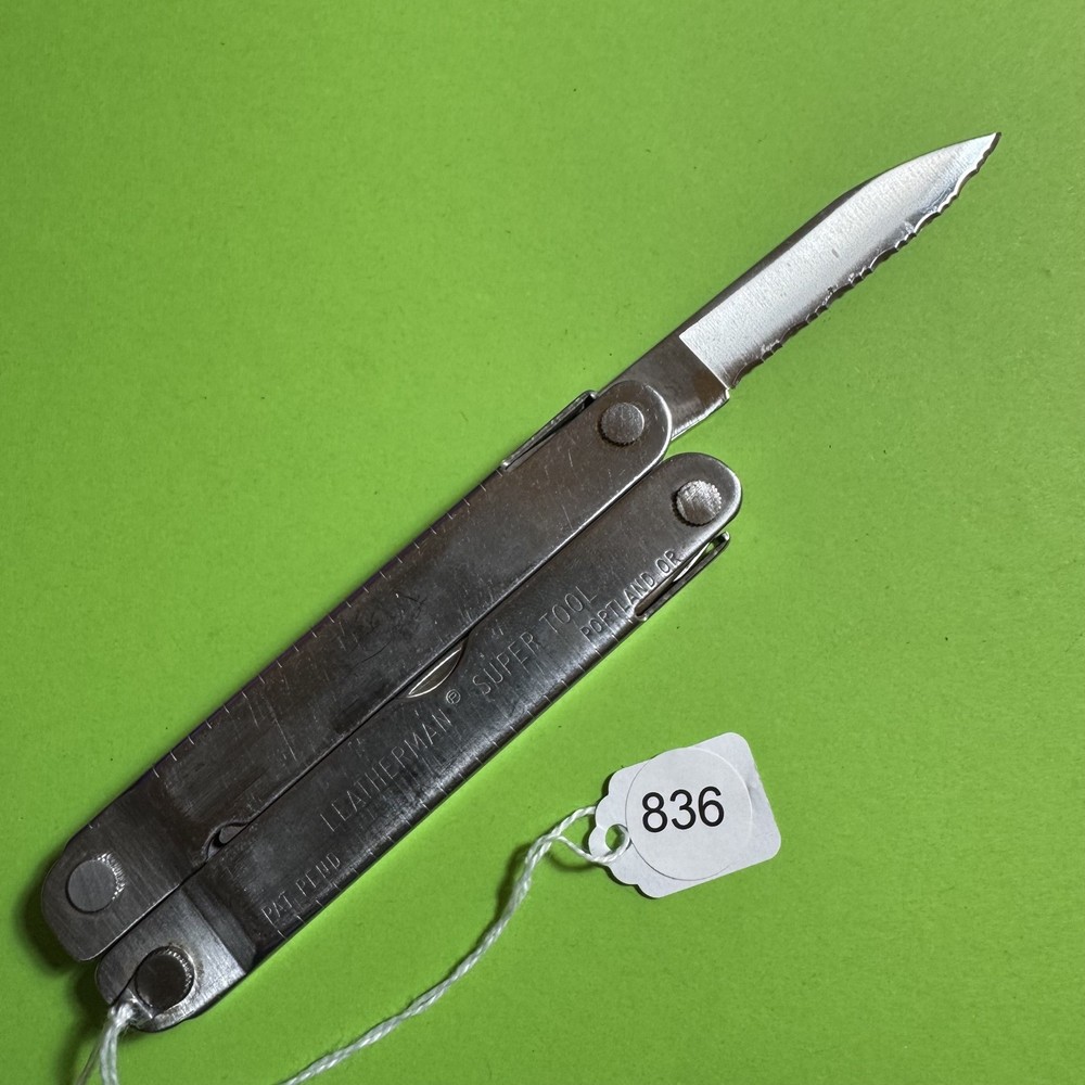 Leatherman Super Tool Plier Multi Tool Pocket Knife Stainless EDC #852