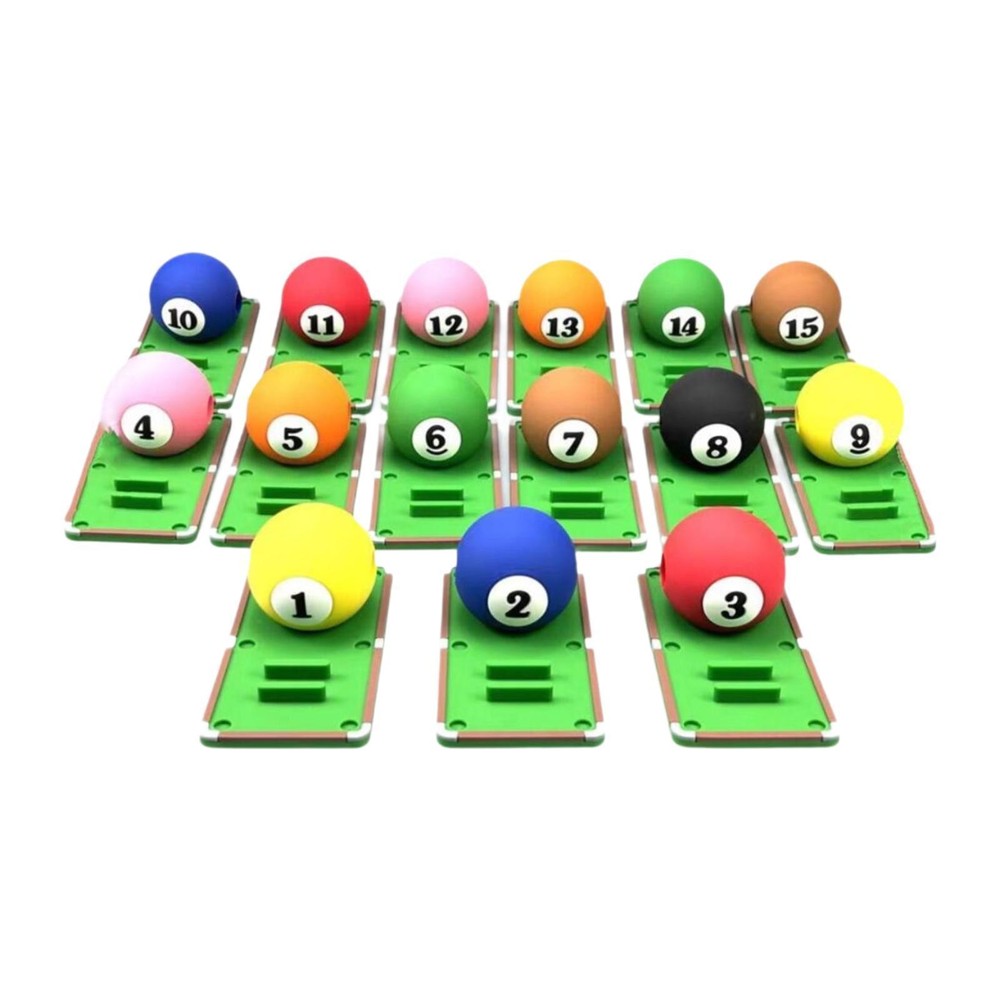 15 Pieces Billiard Stroke Trainer, Pool Cue Stroke Trainer, Billiards Training