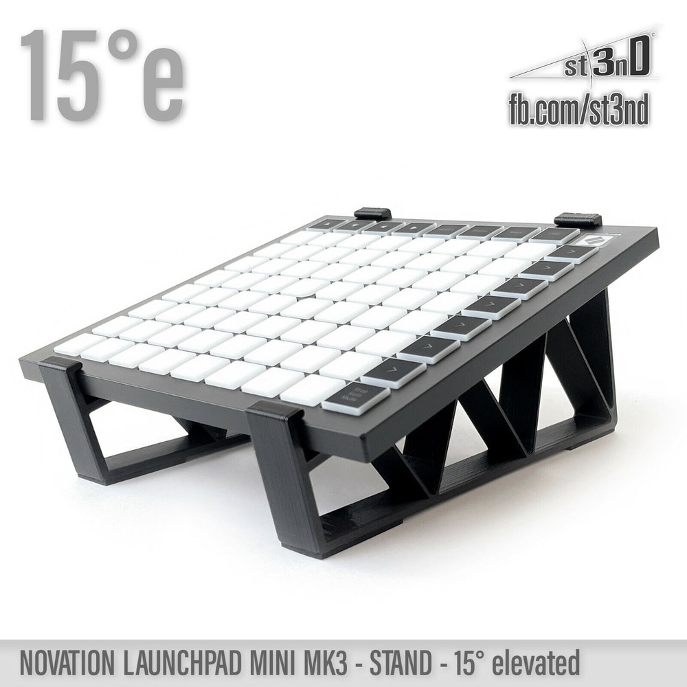 STAND for Novation Launchpad Mini MK3 - 15° - Raised (by 50mm)