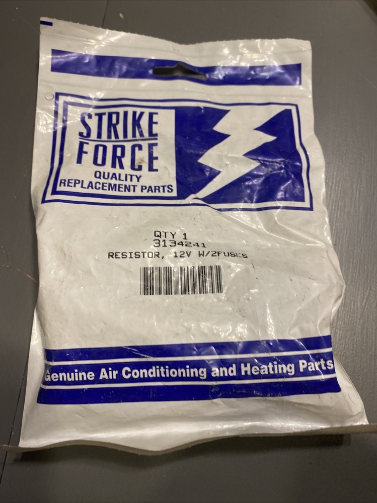 Strike Force 3134241 Resistor, 12V W/ 2 Fuses