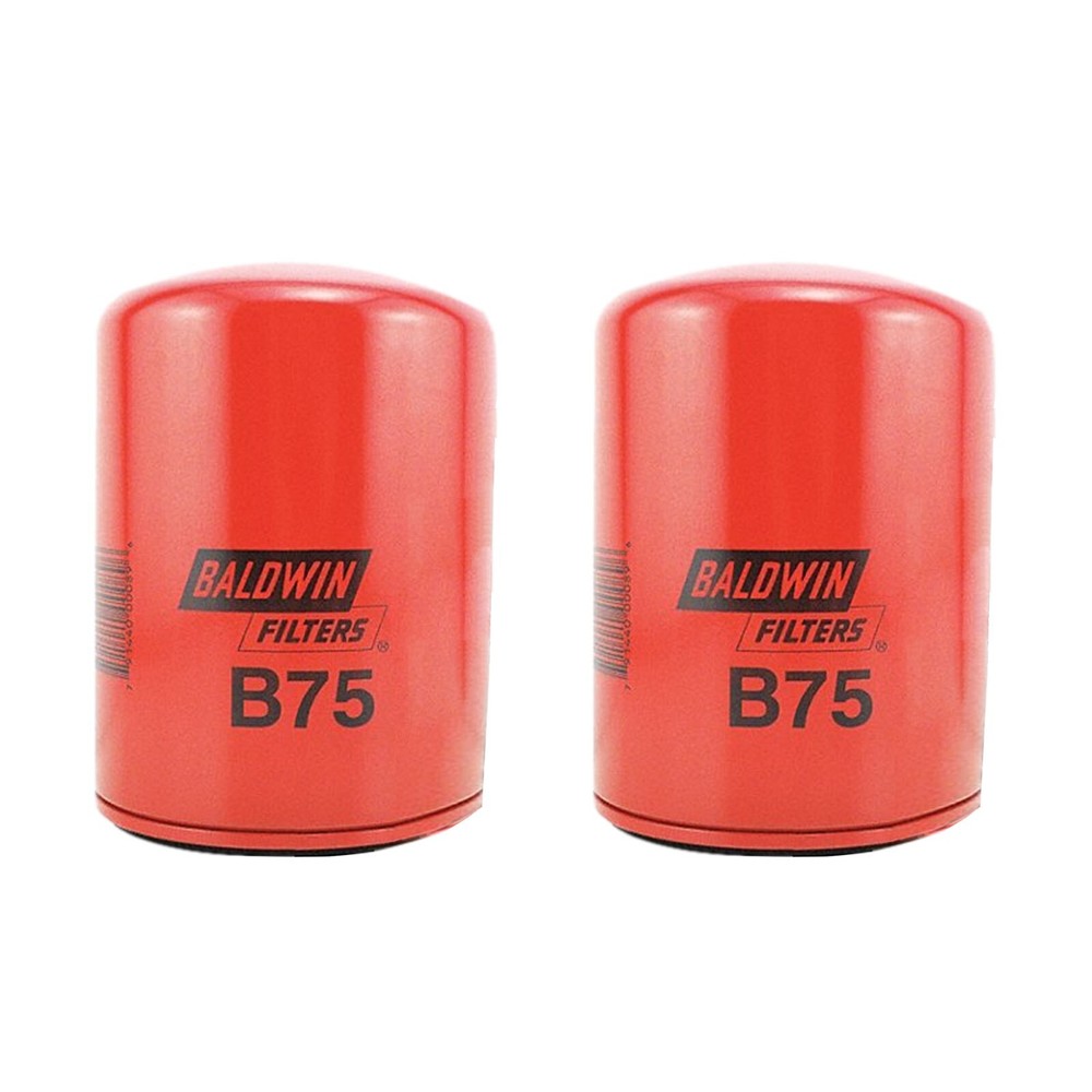 Engine Oil Filter Baldwin B75 (Pack of 2)