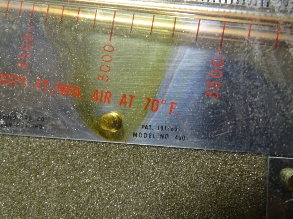 Dwyer Air Velocity Meter , No. 400