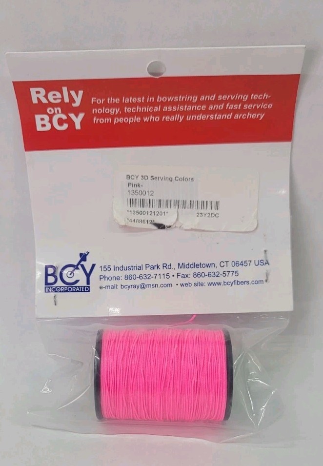🧵 BCY 3D End Serving Pink 120 yds.