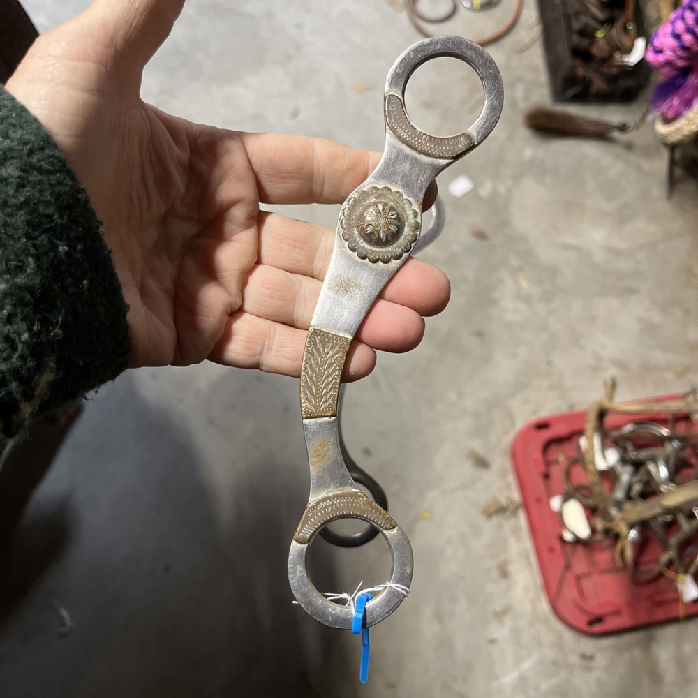 Crockett Renalde Curb Bit  With Mounted Copper