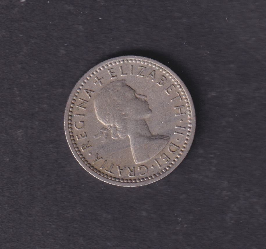 GREAT BRITAIN - 1961 6 Pence Coin (465)