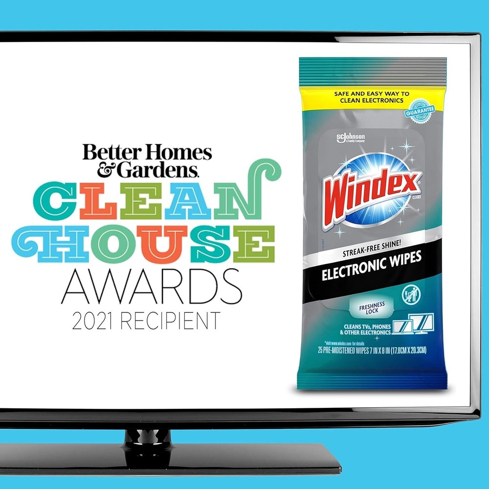 Windex Electronic Cleaning Wipes 3pack (25 wipes per pack)