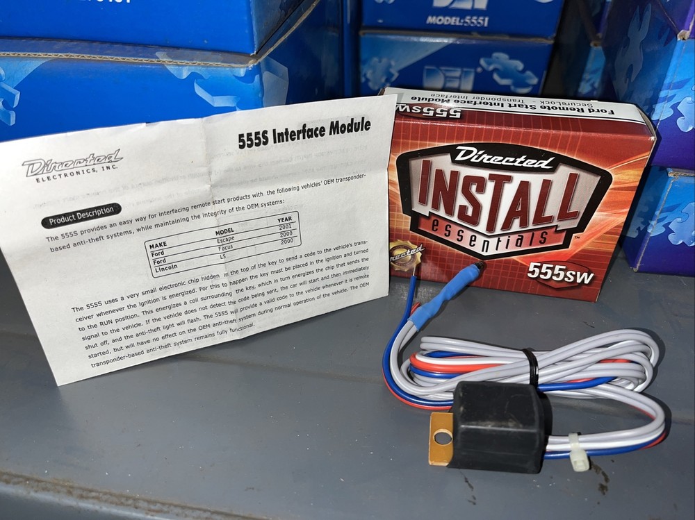Directed Electronics 555SW Securilock Antitheft Bypass 01 Escape 00 Focus 00 LS