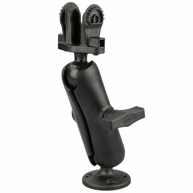 RAM Composite Drill Down 1.5" Ball Mount Hook 2 Fishfinders HOOK 2-5x