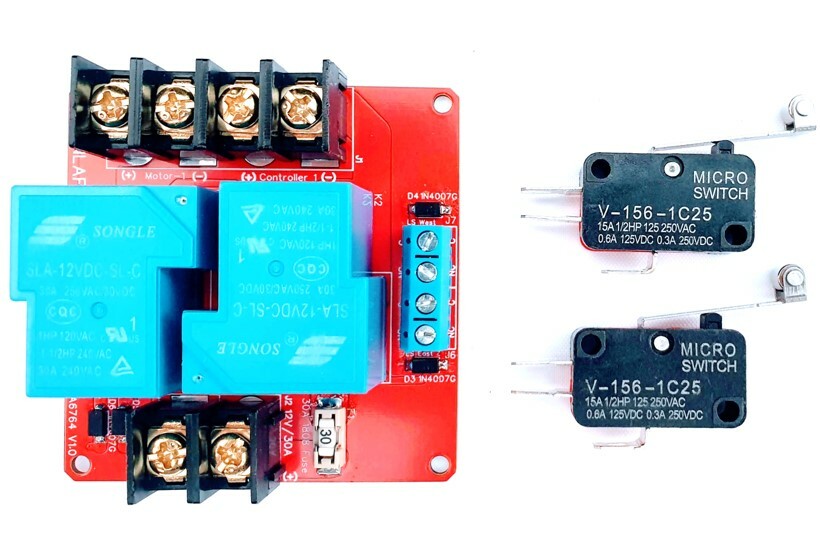 12V 24V 30A Single Relay Module Limit Switch's PV Panel Sun Tracking Control DIY