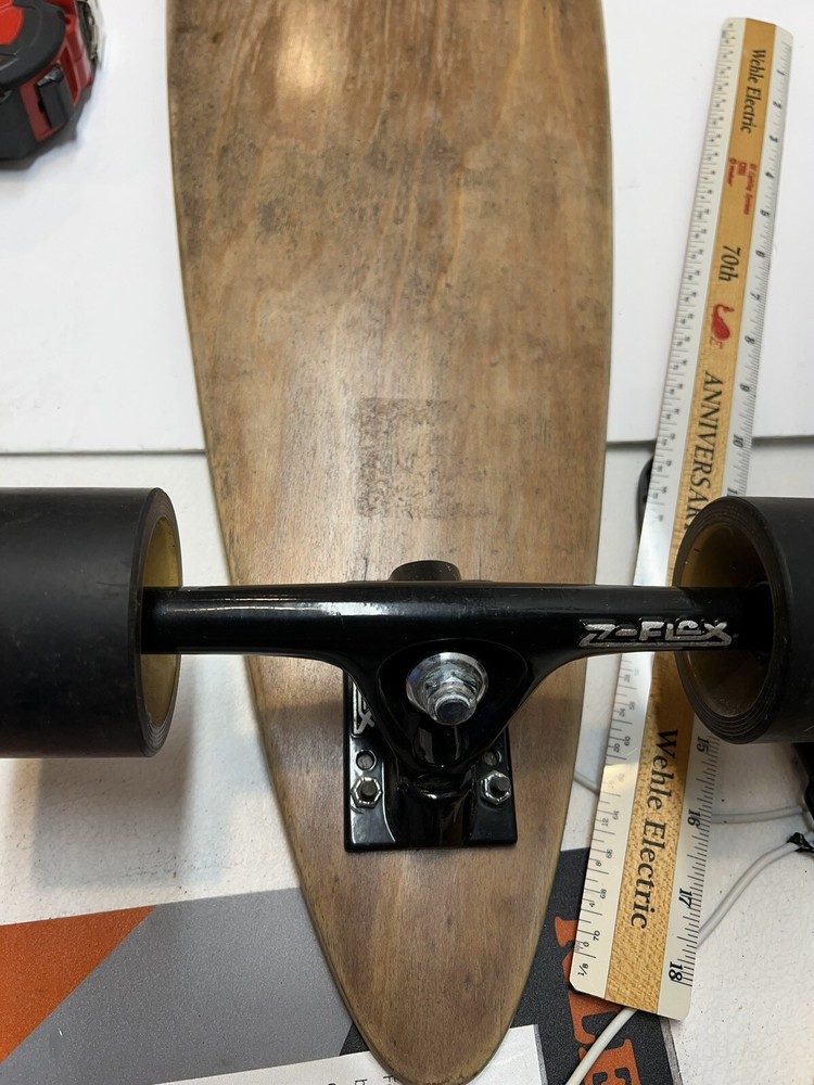 Z-FLEX Island Time 38" Pintail Longboard Skateboard Pre-Owned