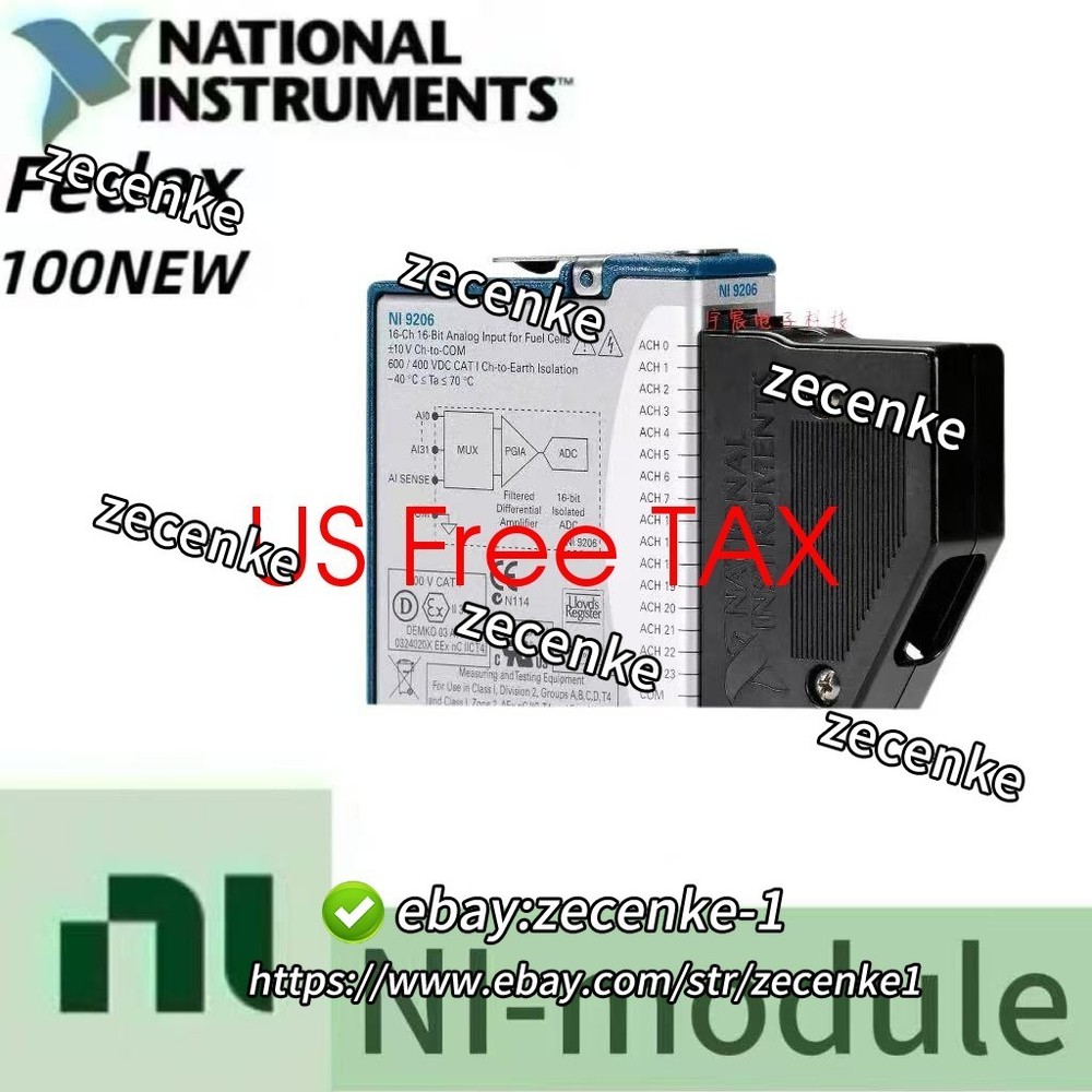 National Instruments NI 9206cDAQ Isolated Analog Input Module NEW IN BOX