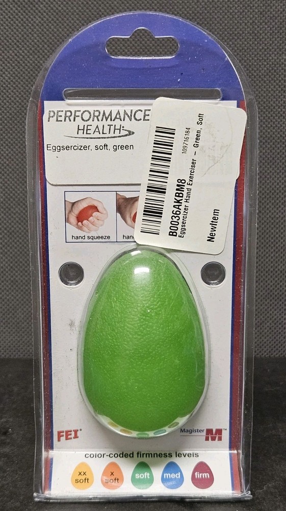 Eggsercizer Hand Exerciser Green Soft Firmness Level