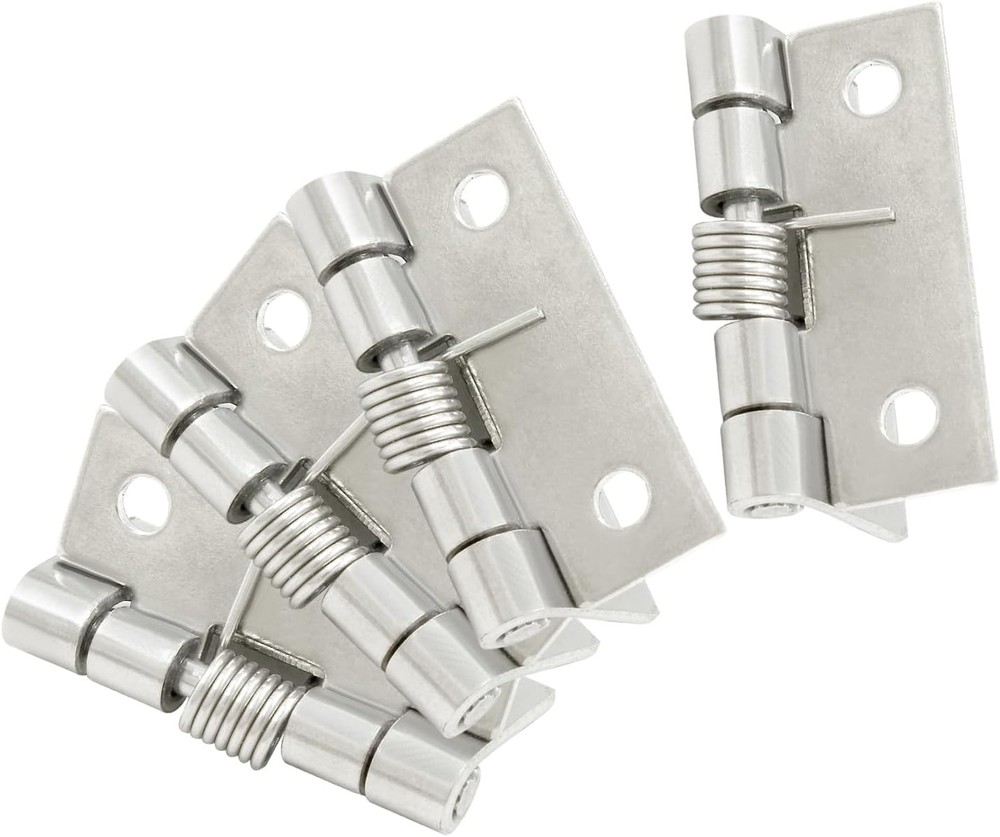 Hitefu 4PCS Spring Hinges, 1.5 Inch Small Self Opening Hinge