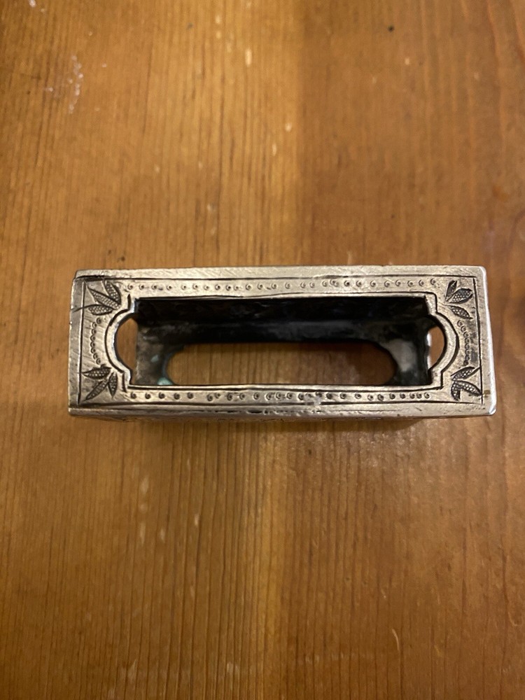 Vintage Silver Matchbook Cover