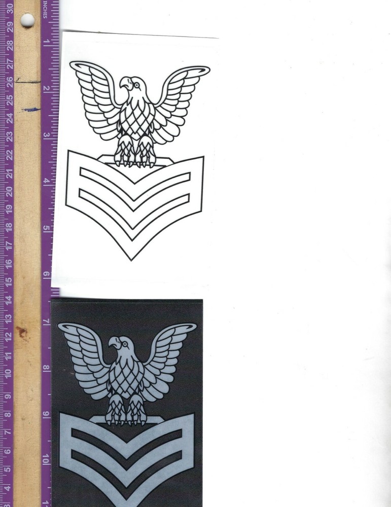 1ST CLASS PETTY OFFICER STICKER DECAL PO1 E-6