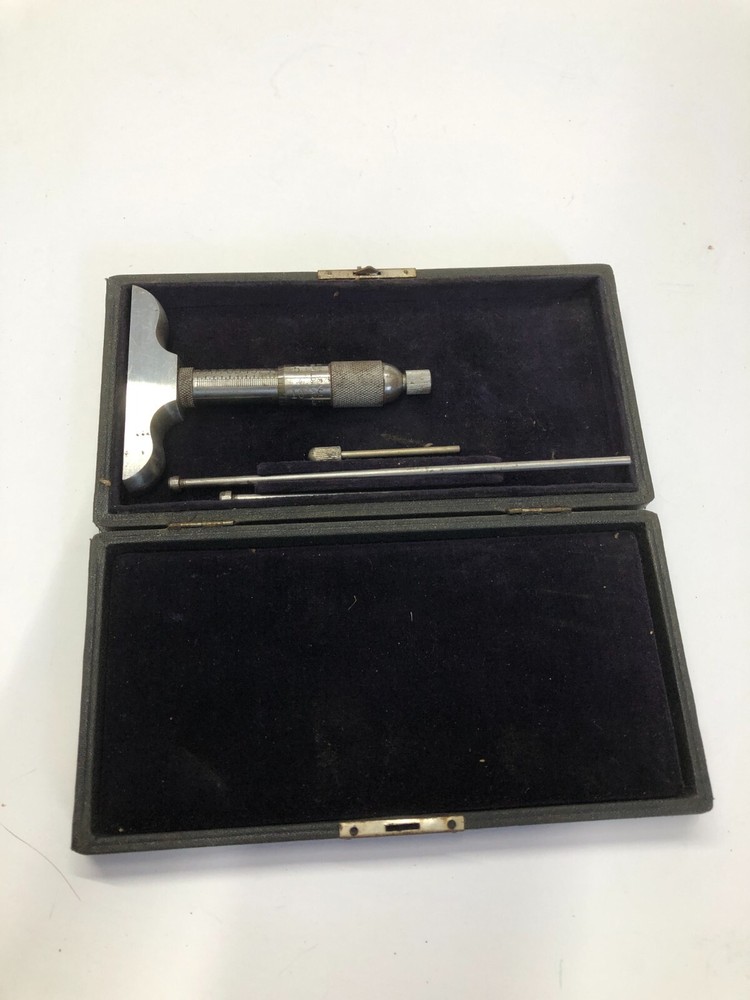 Goodell Pratt Company Depth Micrometer With Box