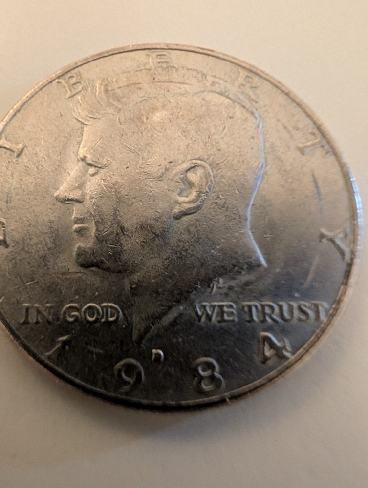 1984 D Half Dollar With Double Die Errors