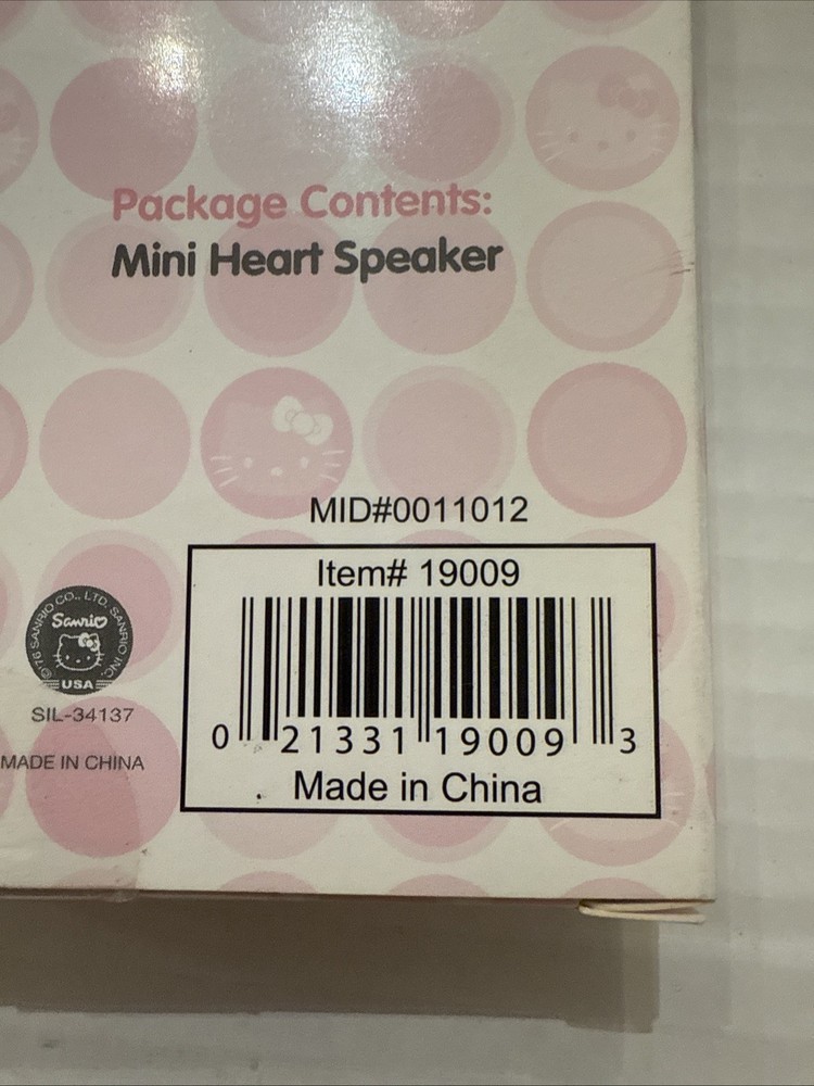 Hello Kitty Mini Heart Speaker