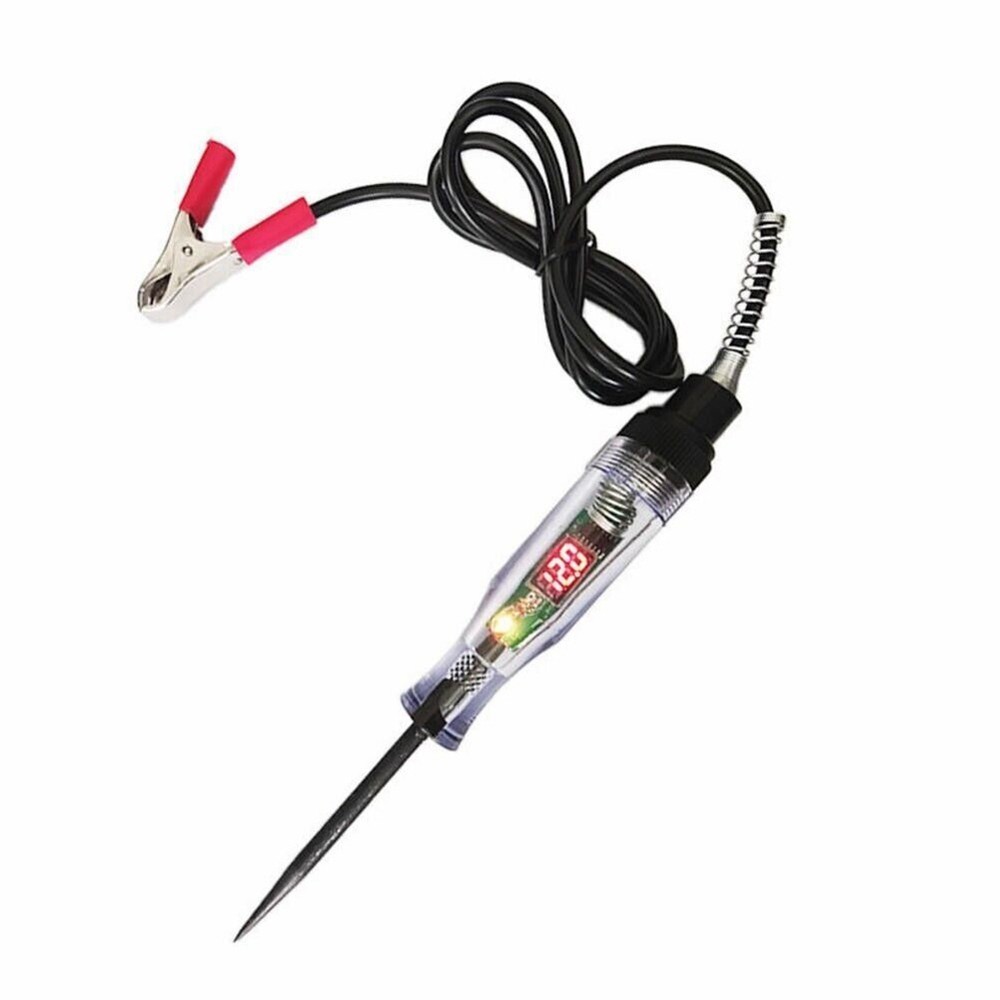 Car Circuit Voltage Tester LED Light Measuring Pin Testing Repair Systems