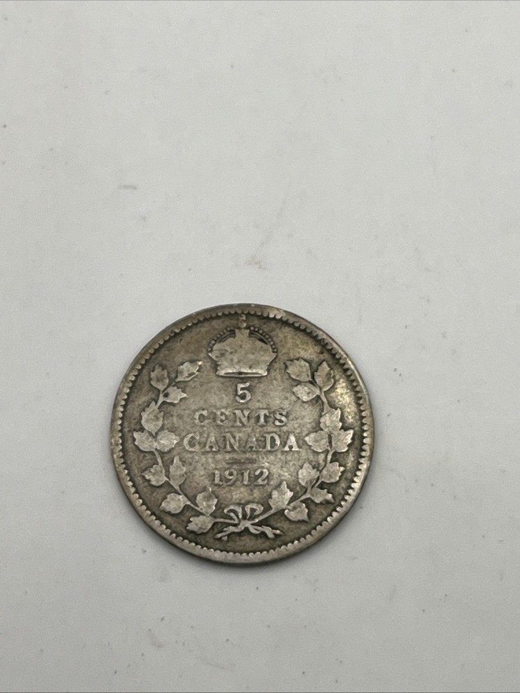 1912 5C Canada 5 Cents