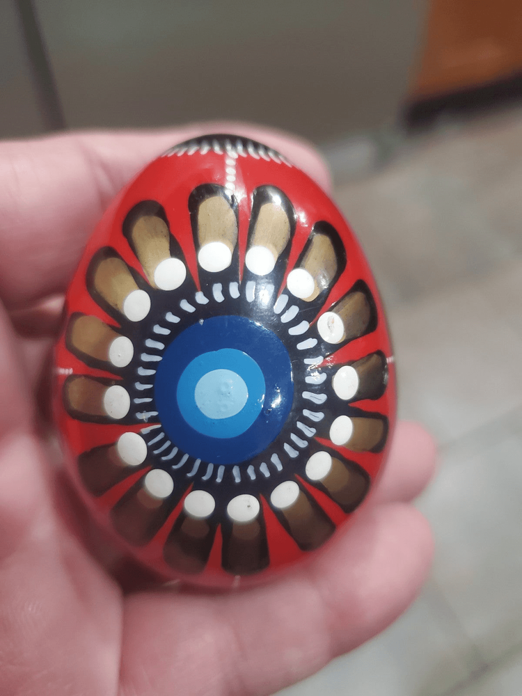 Polish Eagle Art Egg