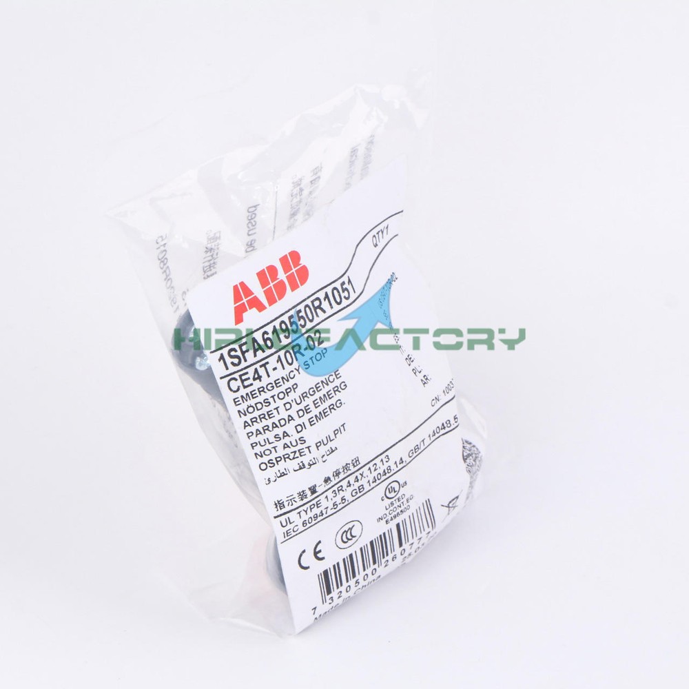 ONE New ABB CE4T-10R-02 button switch