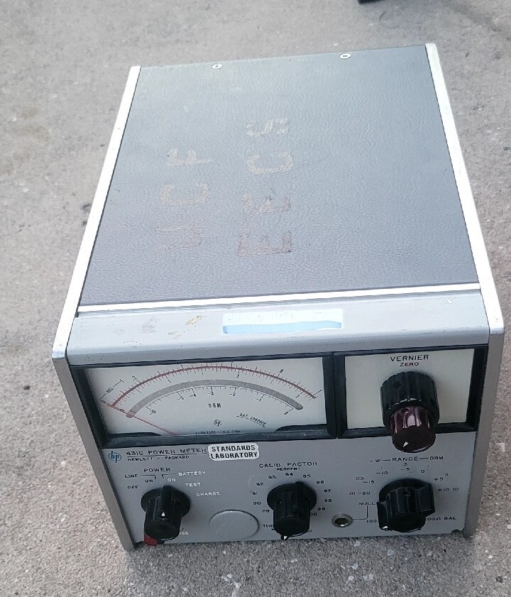 Vintage Hewlett Packard 431C Power Meter