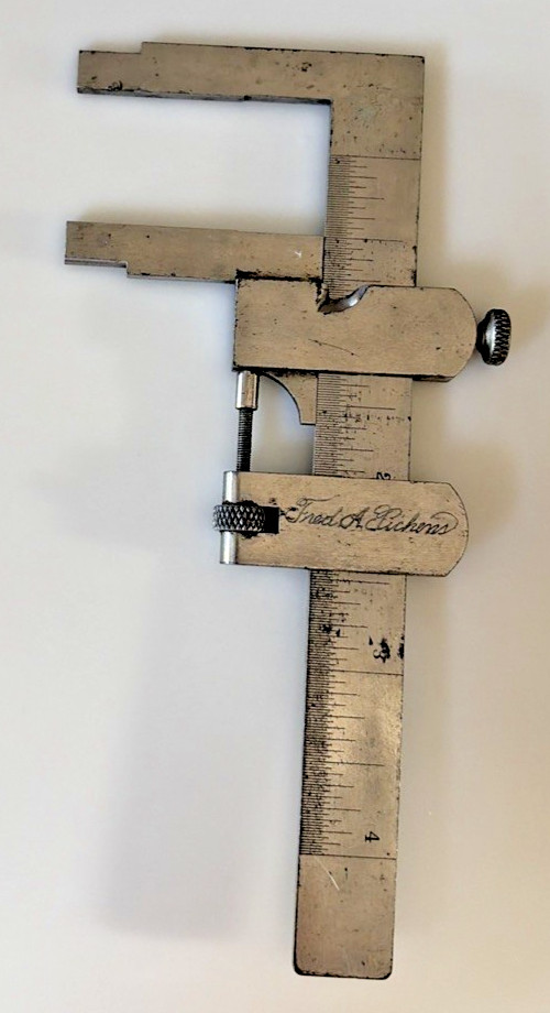 Vintage Gear Tooth Vernier Caliper 4"