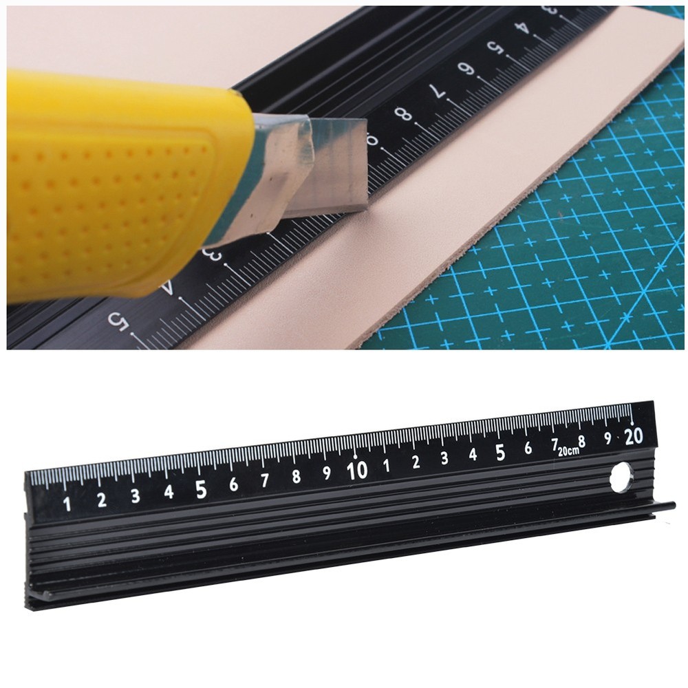 (20cm)Cutting Ruler L Type Measuring Tool Hardware Accessory For Length New