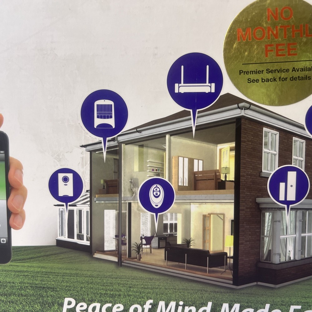 Oplink Alarm Shield Security System No Monthly Fee Mobile App