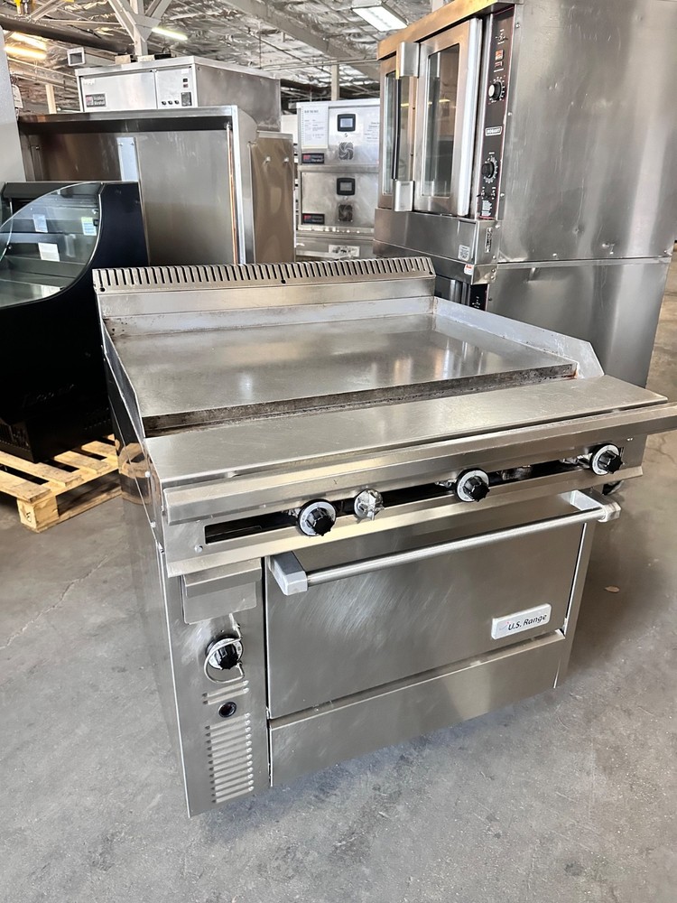 US Range Griddle with Oven Natural Gas