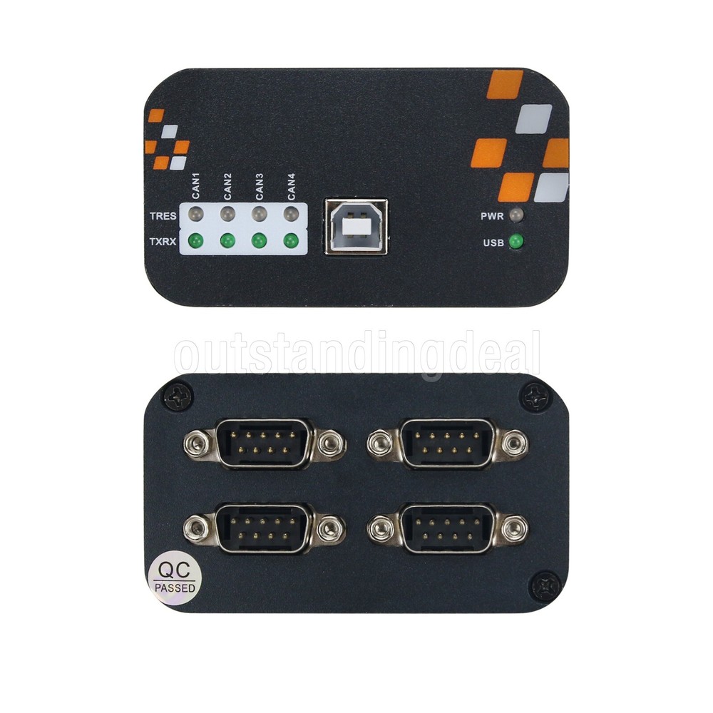 4 Channel CANFD Analyzer USB to CANFD Busmaster Upper Computer os67