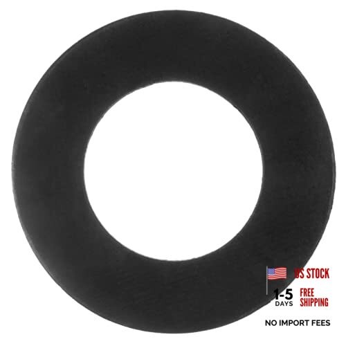 USA Sealing BULK-FG-501 Ring EPDM Rubber Flange Gasket for 1" Pipe, 1/16"