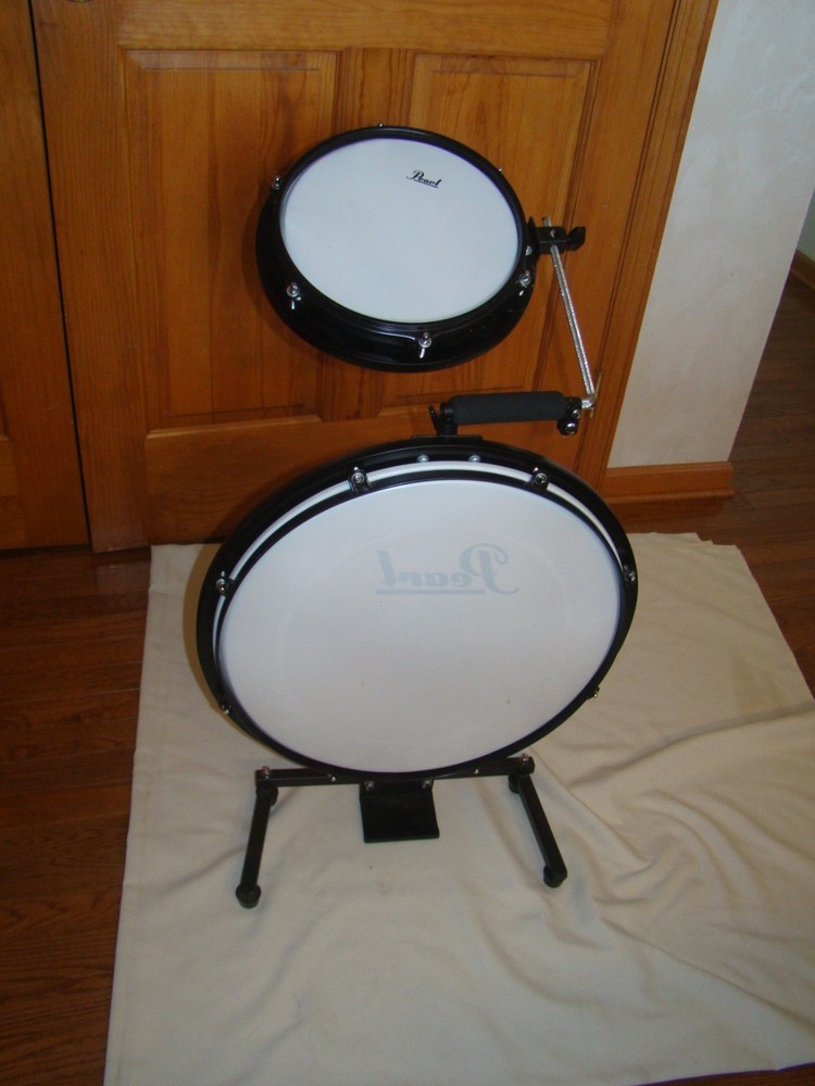 Pearl Compact Traveler 2-Piece Drum Set Nice Fold Up Set